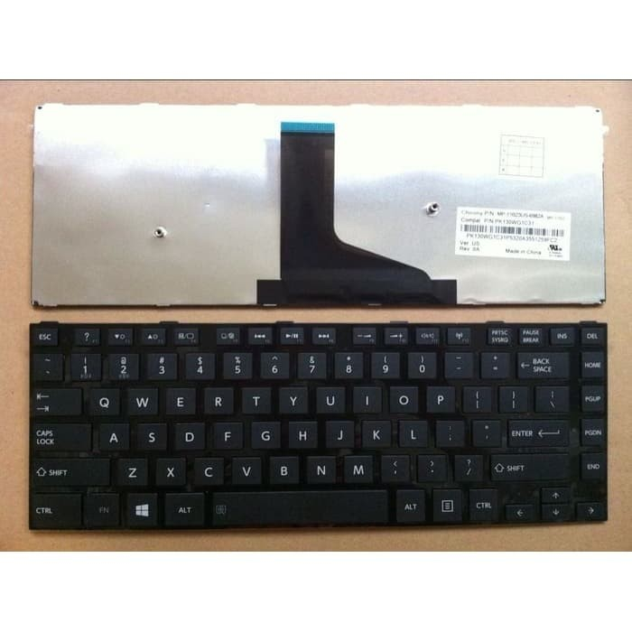 KEYBOARD TOSHIBA L40-A L40D-A L45-A L40T-A L45D-A FRAME BLACK
