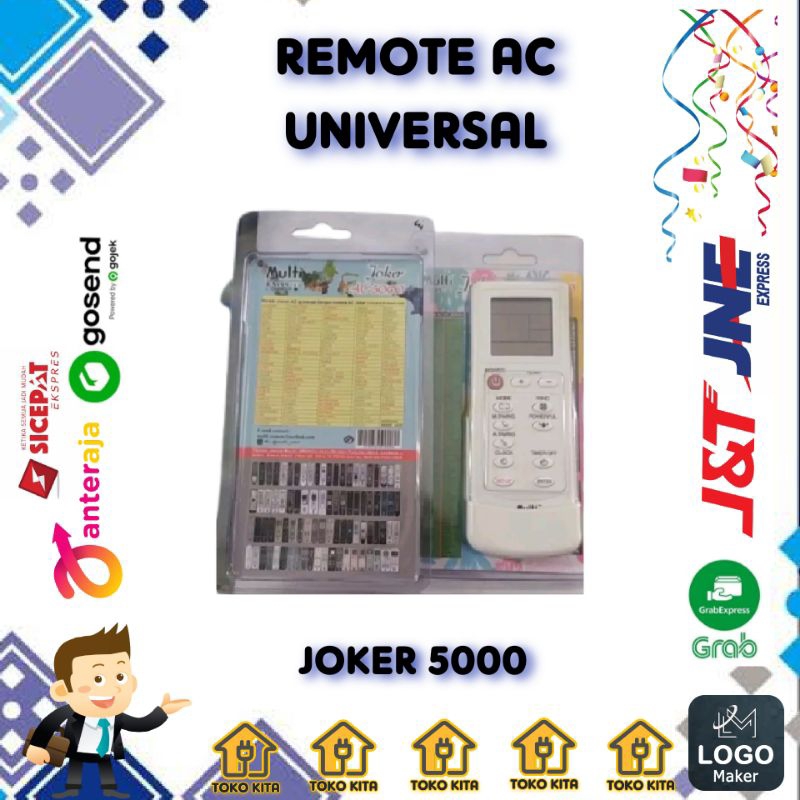 REMOTE AC MULTI UNIVERSAL JOKER 5000