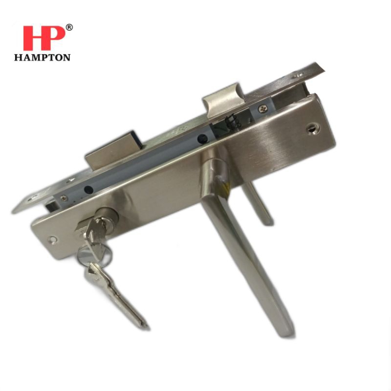 Gagang Kunci Pintu Swing+Body Lockcase Mortise Hampton MTS HPT EC 3085 IL SSS