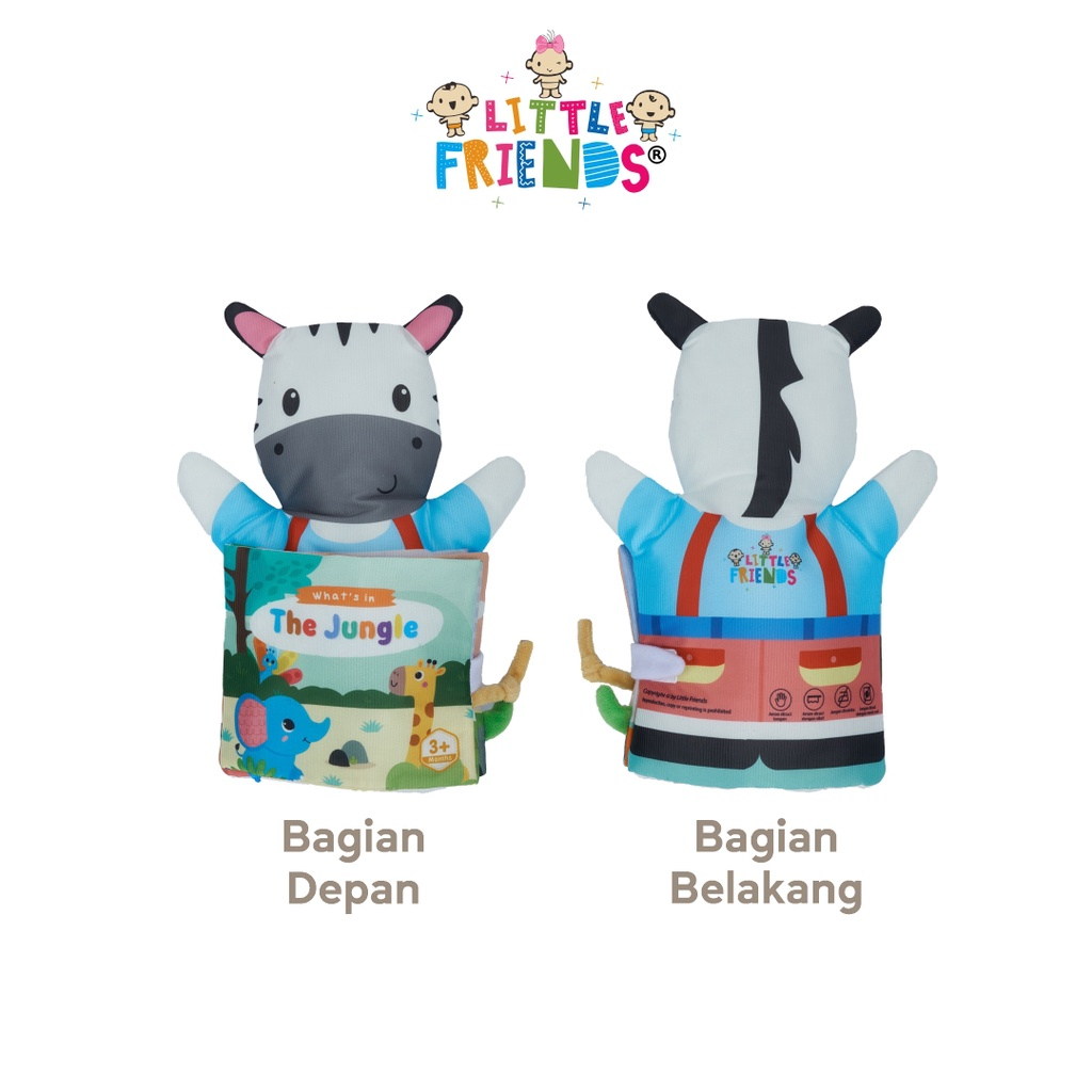 Hand Puppet + Busy Book Little Friends - LFH1040 LFH1050 LFH1060