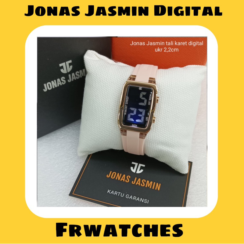 Frwatches Jonas Jasmin Digital Tali Rubber / Karet