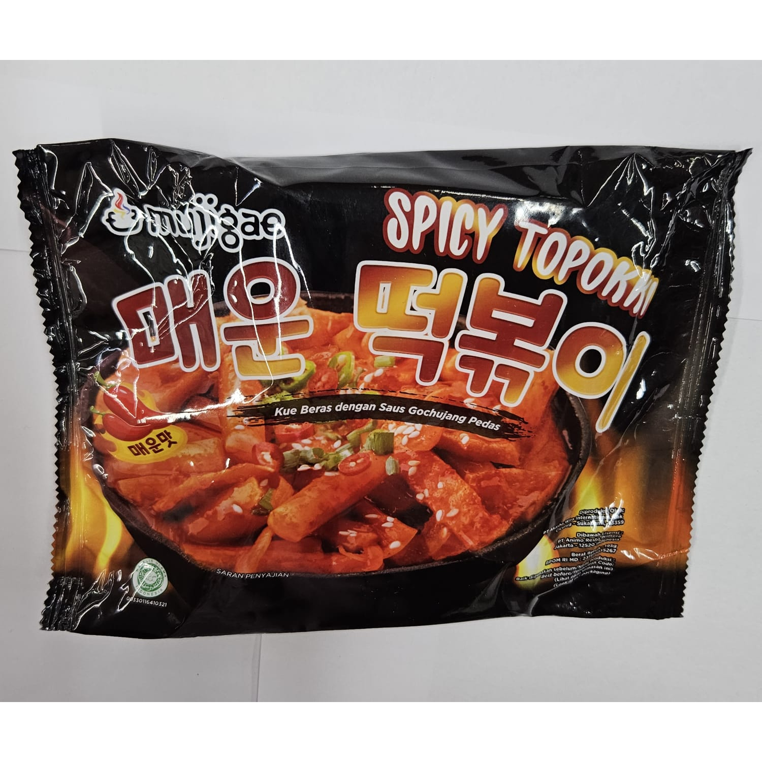 Mujigae Topokki Instan Kue Beras dengan Saus Gochujang Pedas 195 gram