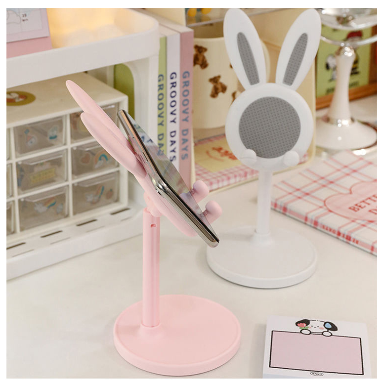 Stand Holder Phone Kelinci Cute Folding Dekstop Universal Portable AH080 - XOBOX