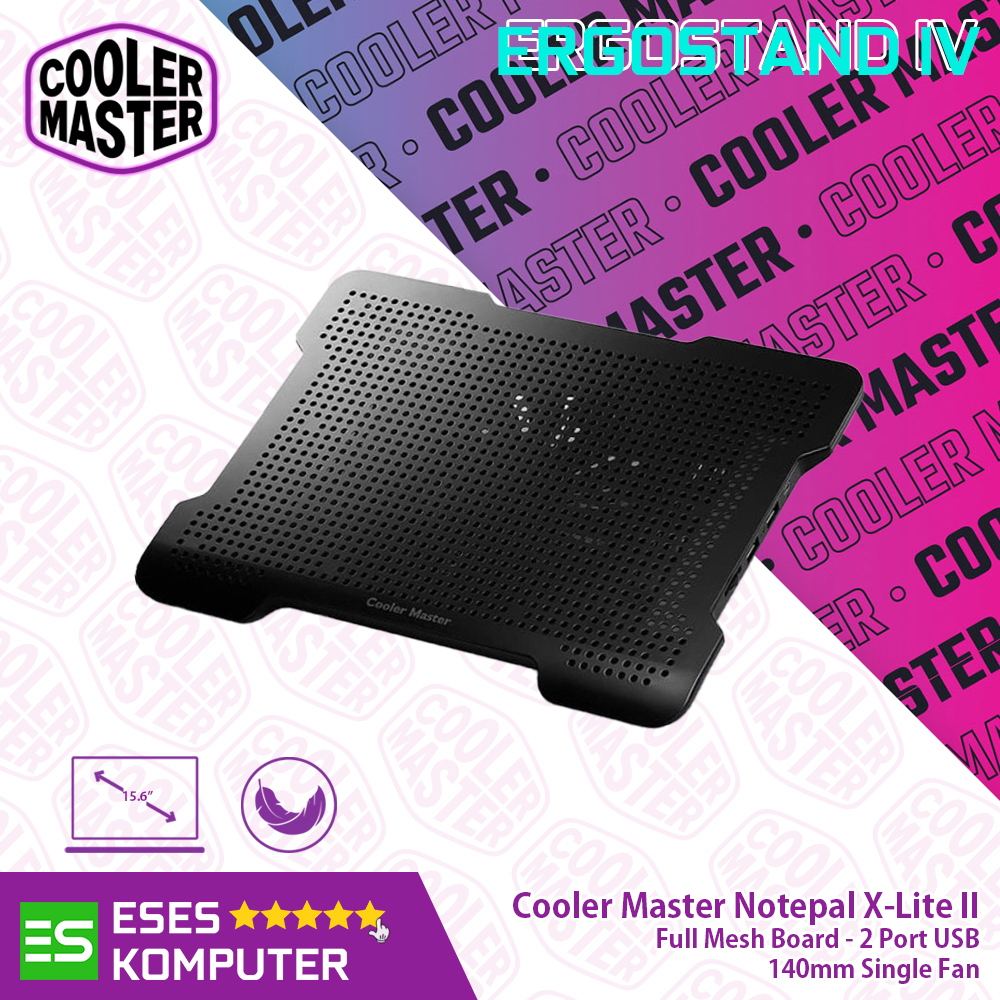 Cooling Pad Cooler Master Notepal X Lite II | Cooling Pad Laptop