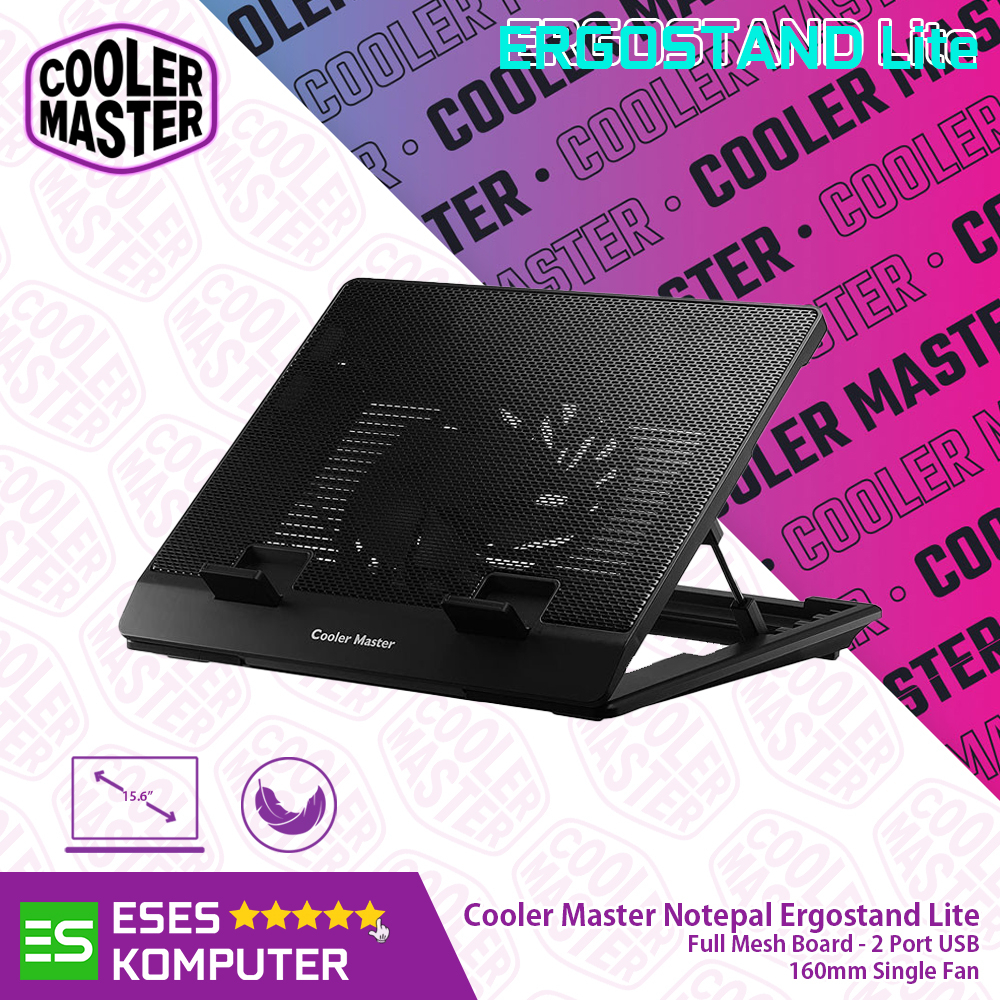 Cooling Pad Cooler Master Notepal ERGOSTAND Lite | Cooling Pad Laptop