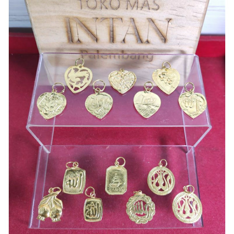 Liontin love, Bambu, proyek, simbar allah, muslim islam, buah, bunga, kapal Kalung/rantai palembang 