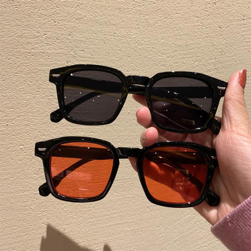 COD kacamata candy Kaca mata Hitam Pria Wanita Korean Fashion Gaya Candy Color Retro Sunglasses - SG