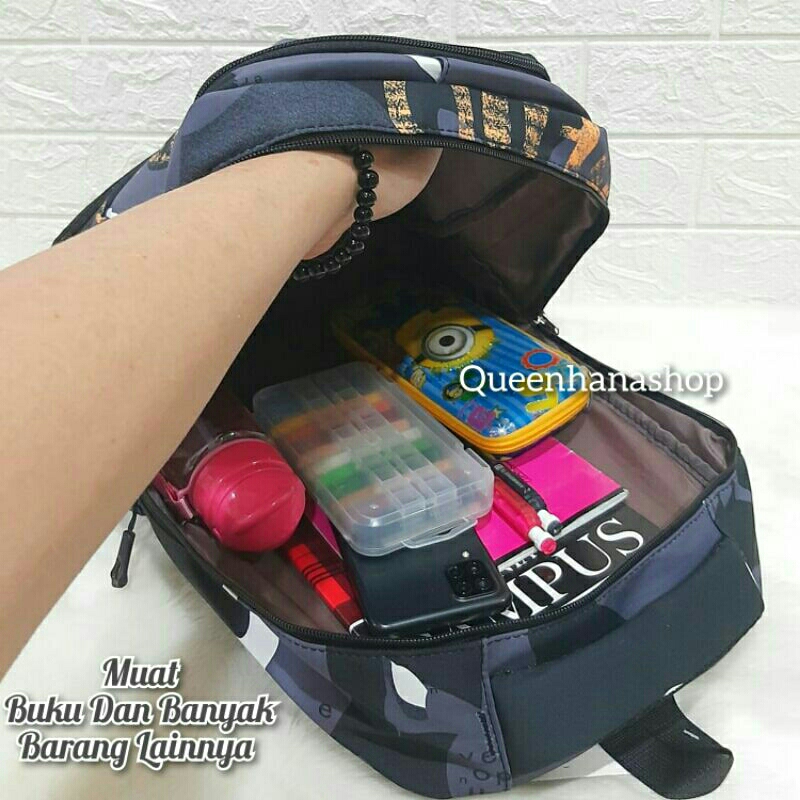 New Tas Ransel Sekolah Remaja Motif Kekinian