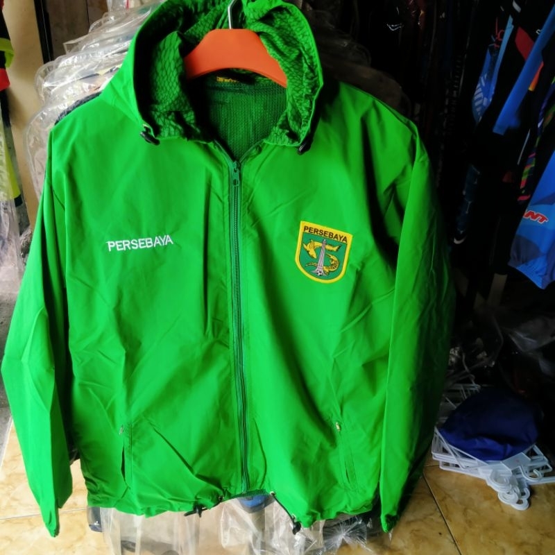 Jaket Persebaya Parasut Hijau Jaket Parasut Persebaya Jaket Parasit Persebaya