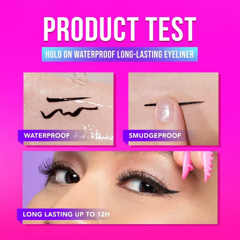 DAZZLE ME HOLD ON WATERPROOF EYELINER - BPOM - EYELINER DAZZLE ME MURAH