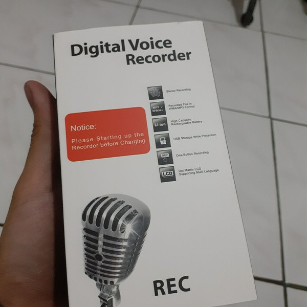 PEREKAM SUARA MINI TERSEMBUNYI VOICE RECORDER ALAT SADAP PENYADAP SUARA DIGITAL AUDIO PLAYER MP3 8GB JS23