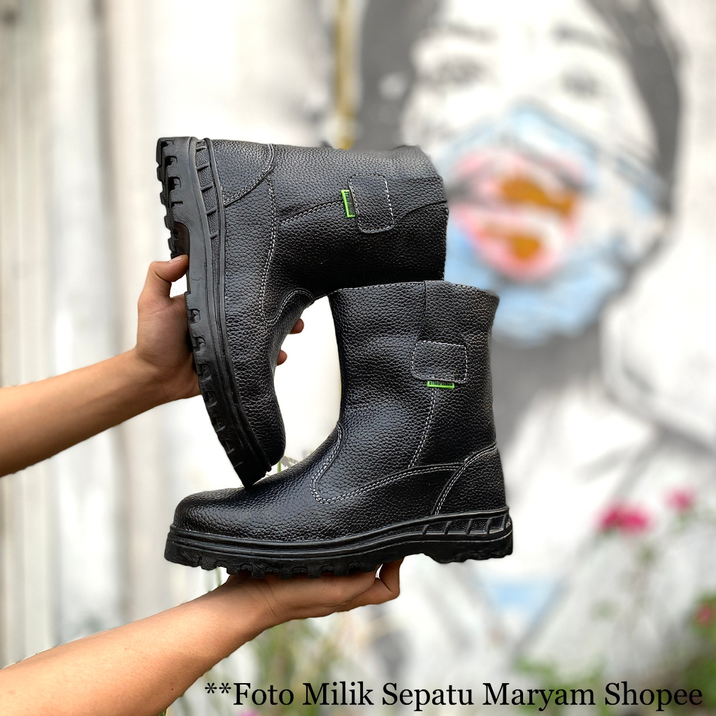 Sepatu Kerja Proyek Safety Boots Ujung Besi Sepatu Safety Murah Pria Septy Sefty Safeti Shoes COD