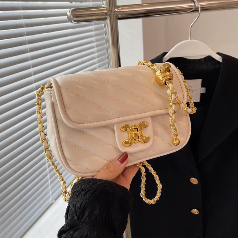 Tas Selempang Kulit Wanita DompetHp Cewek Rantai Luxury Mini Bag