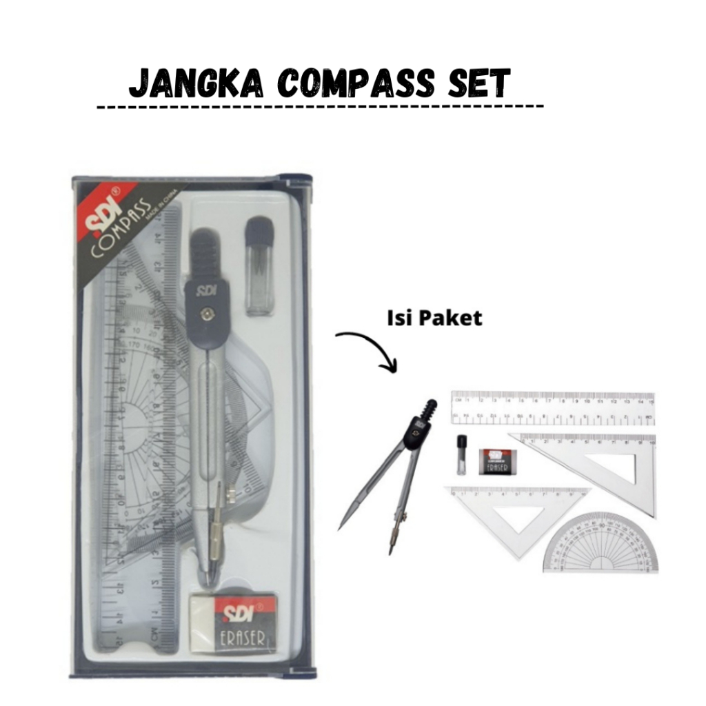 

SDI Compass Set / Jangka Kompas SET SDI 0602A - ATK
