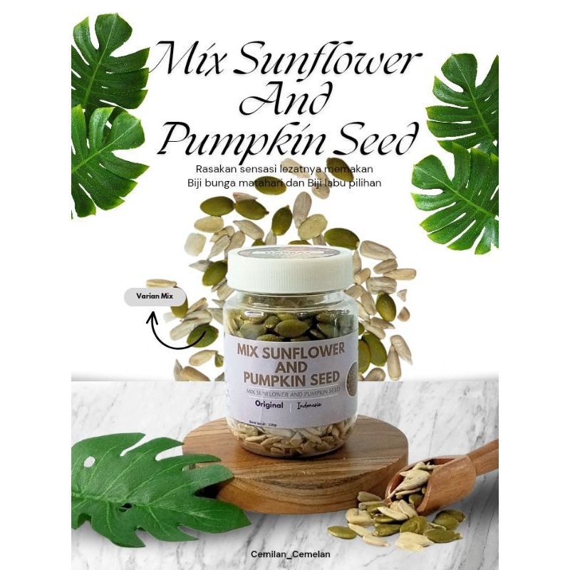 

Promo Biji Labu dan Biji Bunga Matahari Pumkin Seed and Sunflower seed