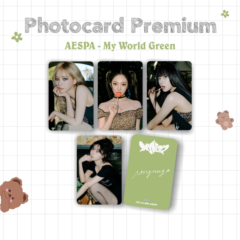 Photocard PREMIUM AESPA DRAMA My World SG 2024