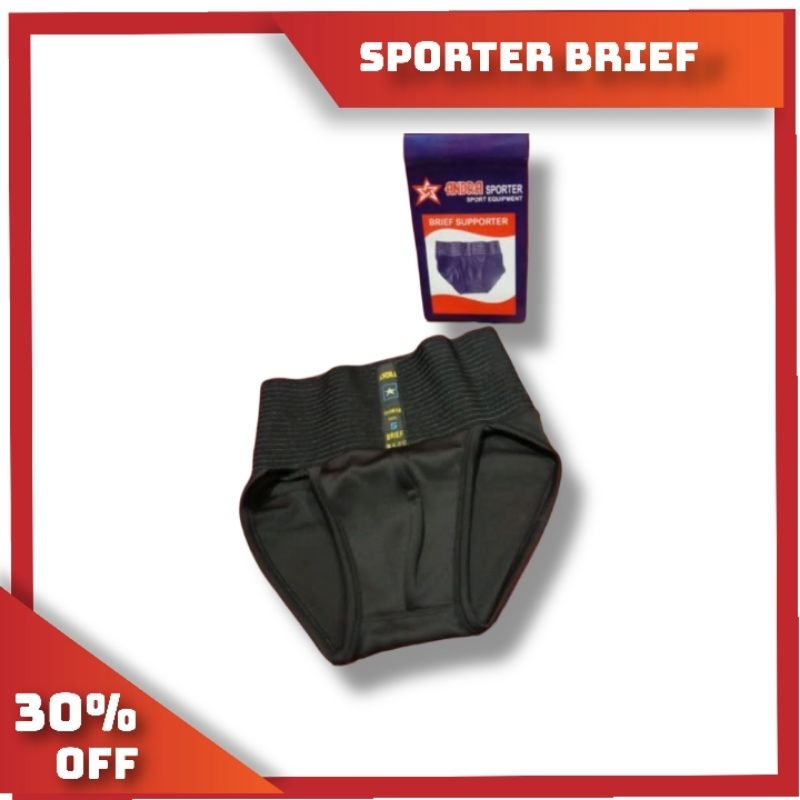 celana dalam HERNIA /brief /turun berok pria