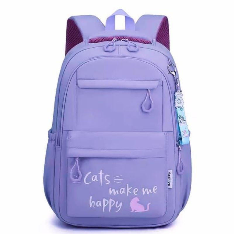 Baru Populer Tas Ransel sekolah Tas Ransel Korea terbaru 2023 SD SMP SMA CAT MAKE MEHAPPY