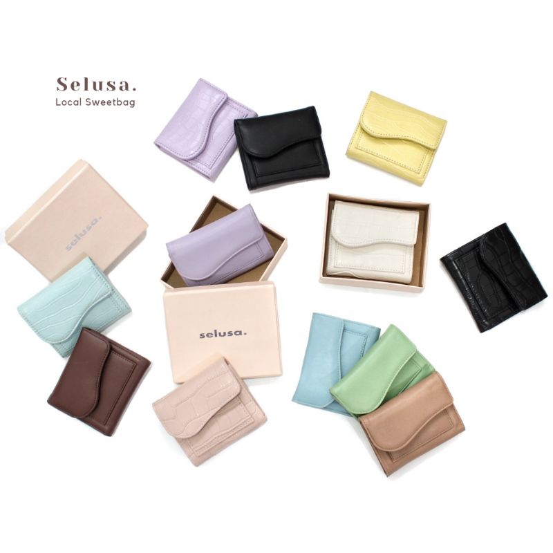 SELUSA ARA WALLET SERIES  (Free Hardbox Exclusive) | Dompet Leather Premium Wanita