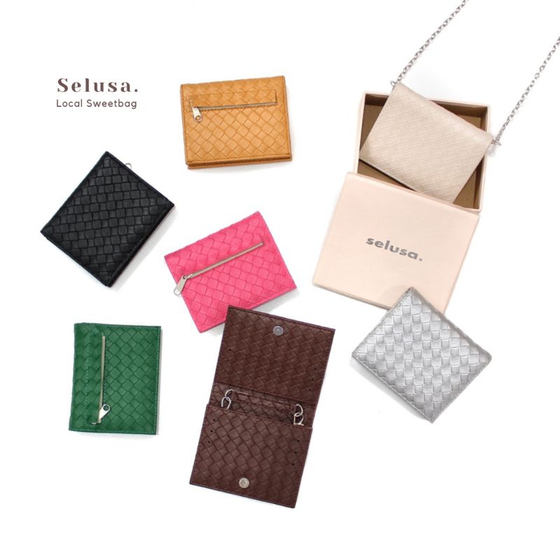 SELUSA HANNA SLINGWALLET LEATHER (Free Hardbox Exclusive) | Dompet Slingbag Terbaru