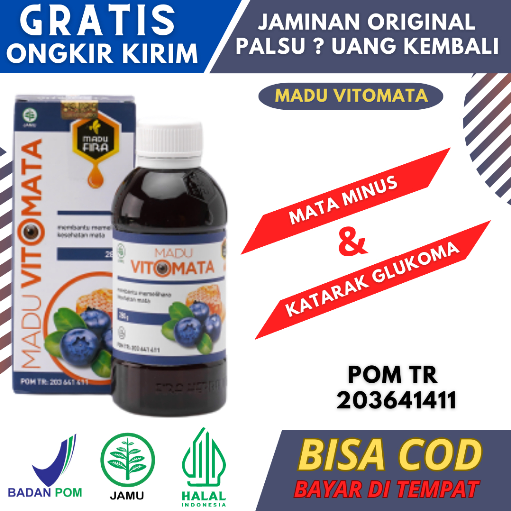 Madu Vitomata Obat Mata Minus Rabun Jarak Jauh Obat Mata Katarak Paling Ampuh