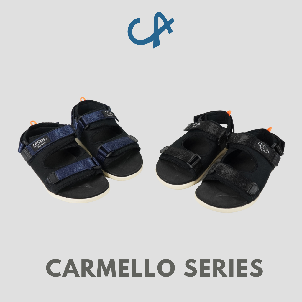 Sandal Pria Kasual Traveling Santai Adjustable Strap Sendal Gunung Anti Slip Haji Umroh Slip On Cloka Carmello