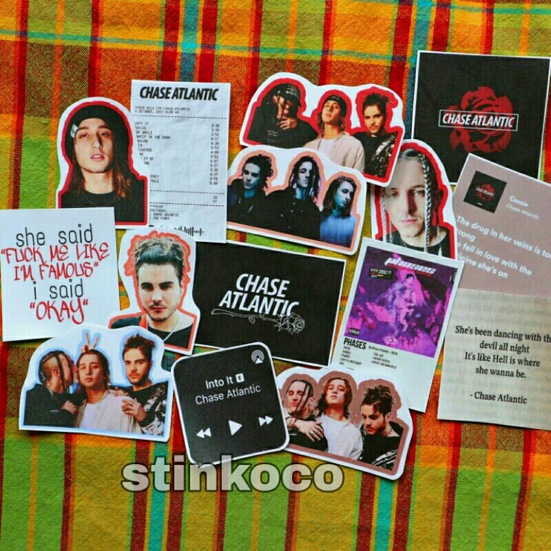 

[15Pcs] STICKER CHASE ATLANTIC / CHRISTIAN ANTHONY ISI 15 STICKER