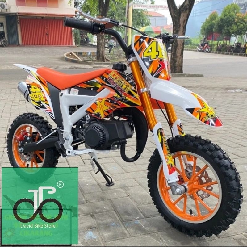 Mini Motor Mini Trail MT3A 49cc 2tak Rockstar 46 TERBARU