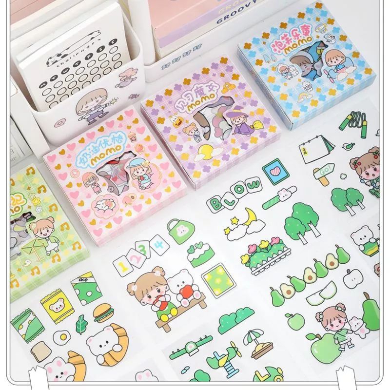 

Stiker Momo Box kecil isi 100 Lembar