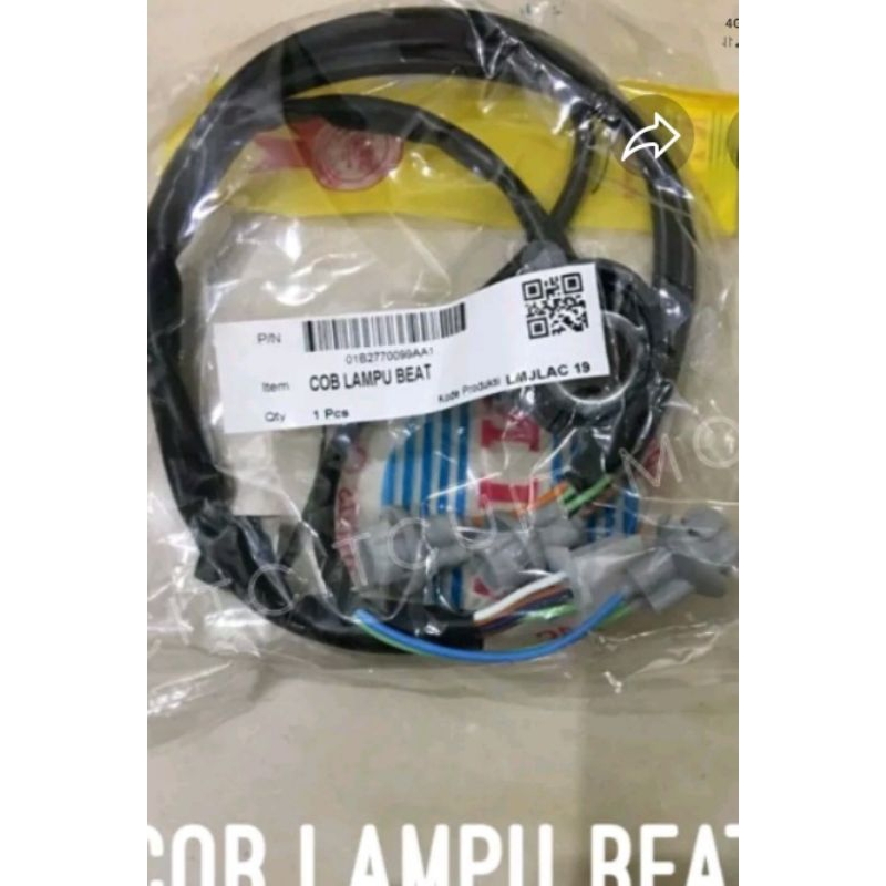 fiting lampu depan beat karbu