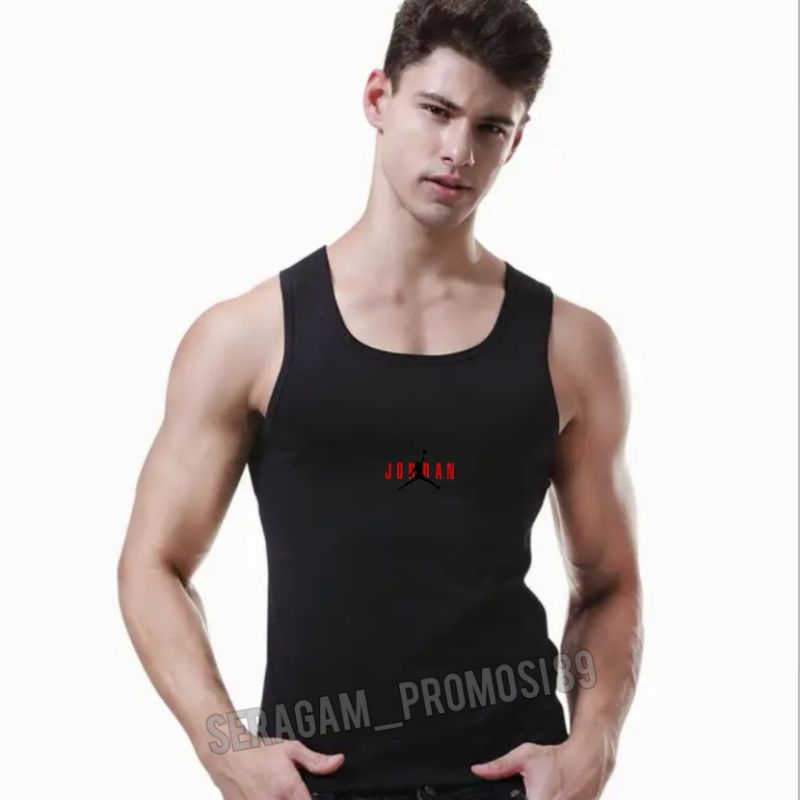 Singlet Distro katun Pria Motif JORDEN / Kaos dalam singlet pria M L XL XXL / ATASAN LEKBONG LAKI-LAKI / KAOS TANPA LENGAN PRIA