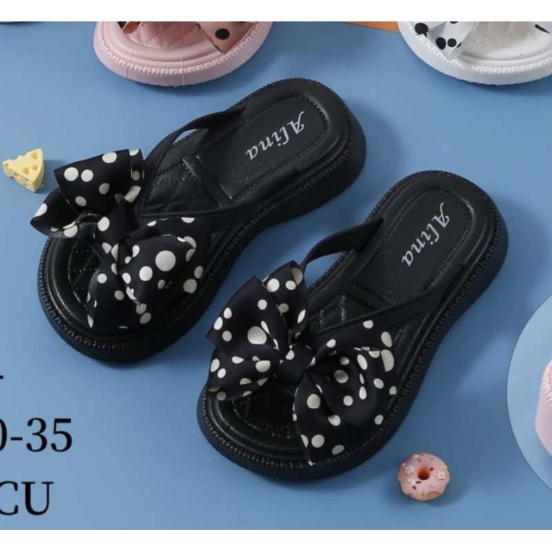 Sandal Anak Terbaru Sandal Anak Perempuan Pita Trendy Sandal Anak Cewek Import Nyaman