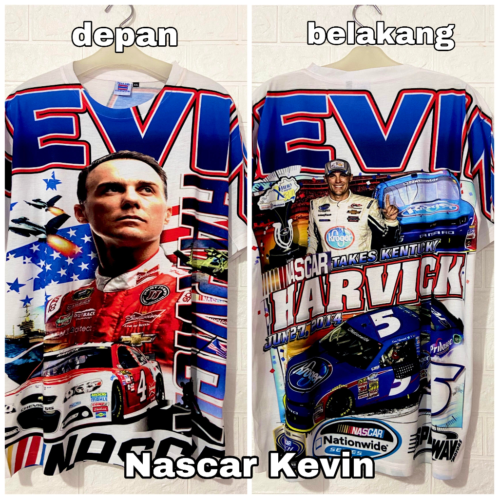 KAOS TAG THAILAND NASCAR KEVIN AOP (ALL OF PRINT) | KAOS CARTOON KARTUN ANIME KOMIK COMIC MUSIK MUSI