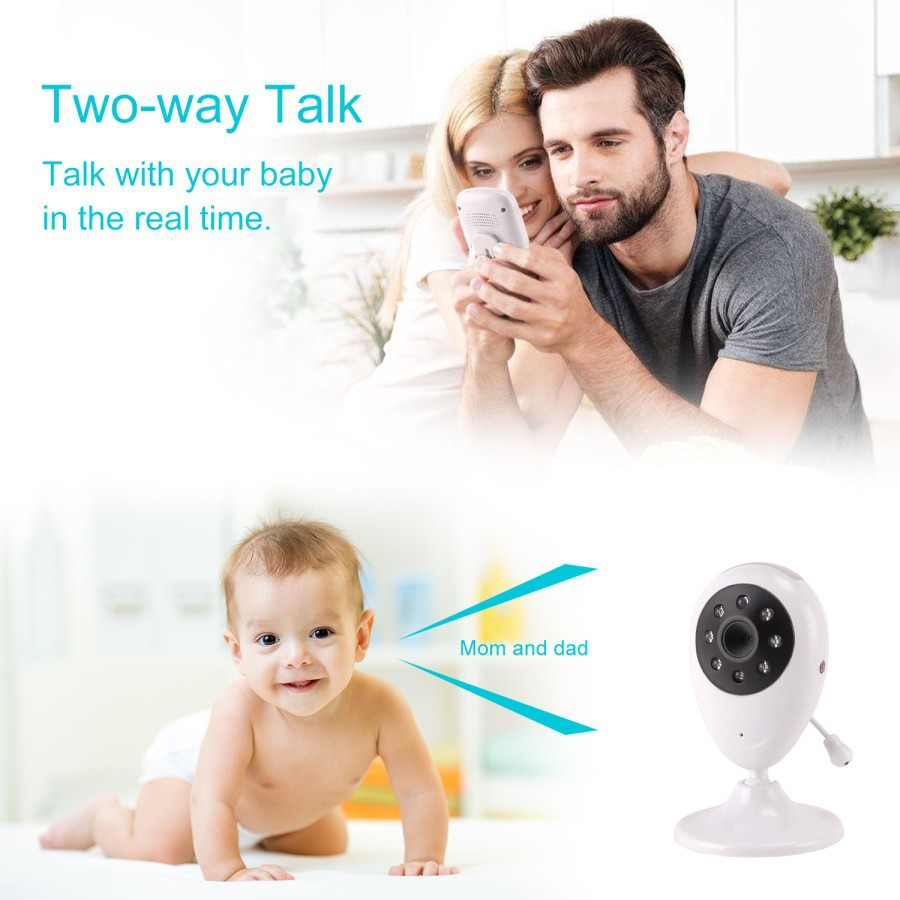 BABY MONITOR CAMERA CCTV BAYI DAN MONITOR ALAT PERLENGKAPAN TIDUR BAYI DIGITAL VB601 NIGHT VISION BERSUARA 2 ARAH JS33