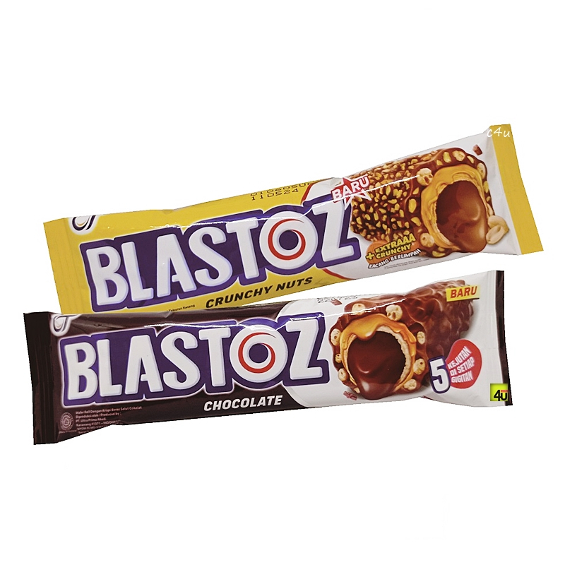 

BLASTOZ - Chocolate Crispy Caramel Wafer Roll - 24gr