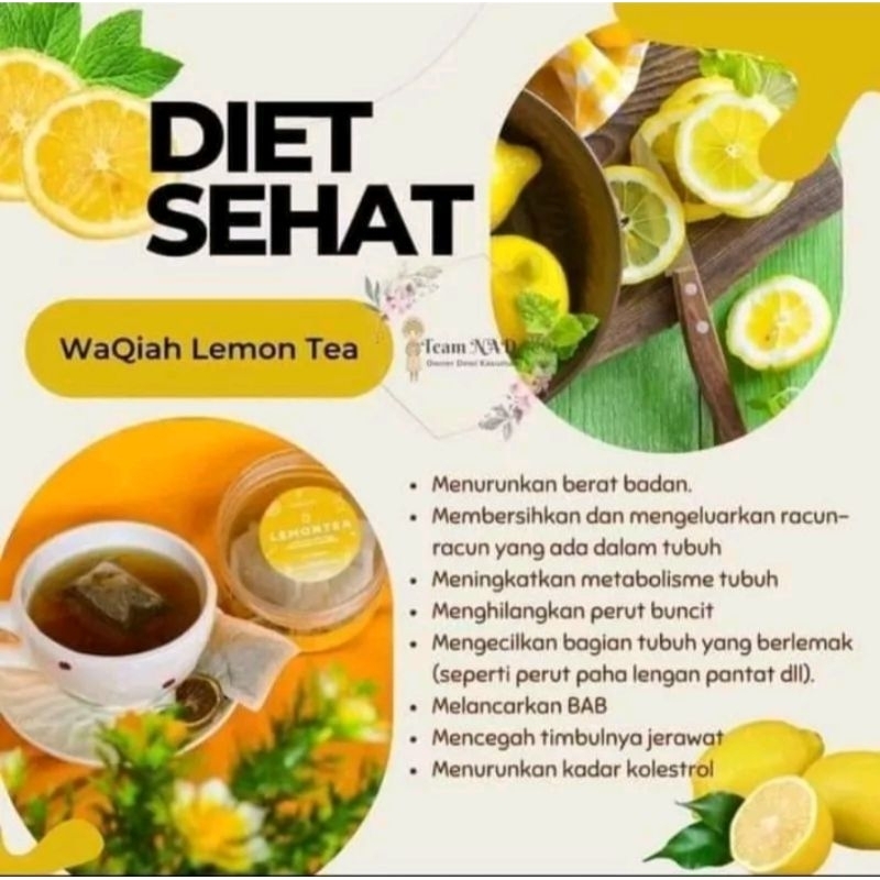 

WAQIAH LEMON TEA ||TEH PELANGSING||BPOM ||ORIGINAL