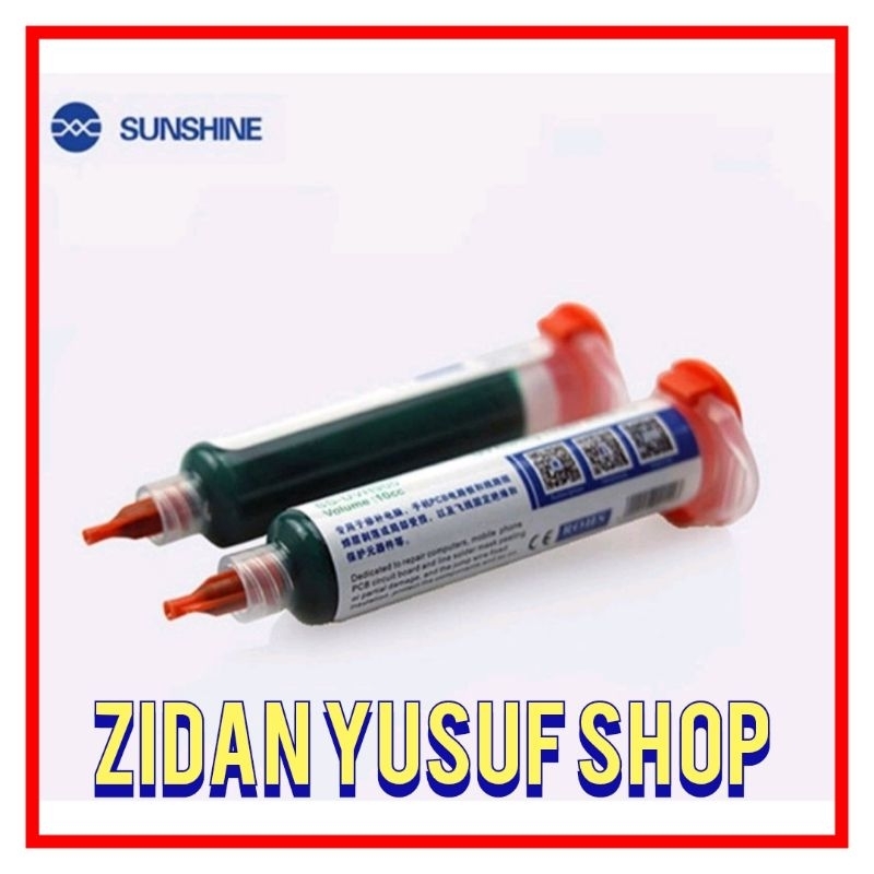 CAT PELINDUNG PCB WARNA HIJAU SUNSHINE SS UVH-900 UV SOLDER CURING MASK