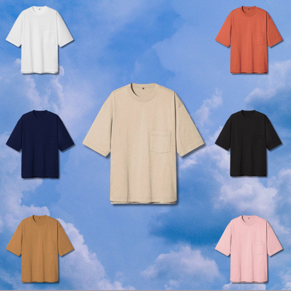 KOLASE CERITA - Oversize Tee Pocket 24s Polos Unisex PREMIUM