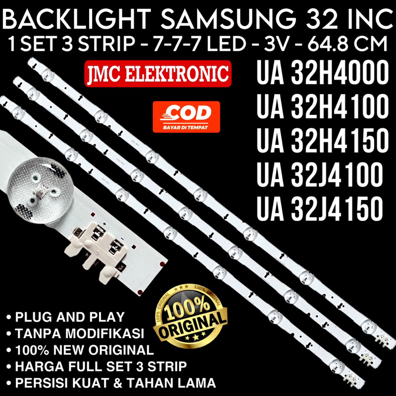 BACKLIGHT TV LED SAMSUNG UA32H4000AR UA32H4100AR UA32J4150AR UA32J4100AR UA32H4150AR UA32H4000 UA32H4100 UA32J4150 UA32H4150 UA32H4000 UA32H4100 UA32J4150 AR  32H4000 32H4100 32H4150 32J4150