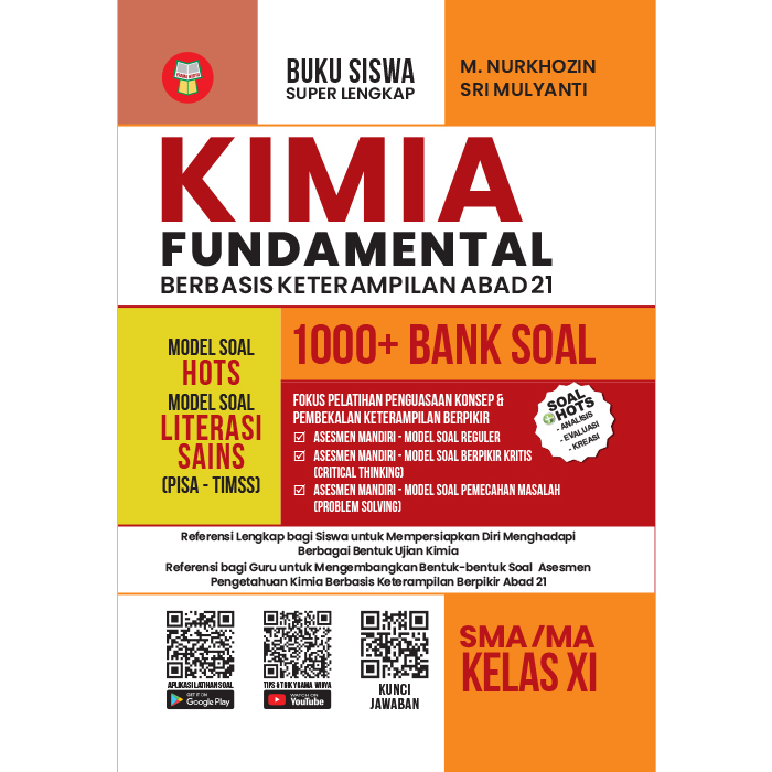 Kimia Fundamental 1000+ Bank Soal SMA/MA Kelas 11