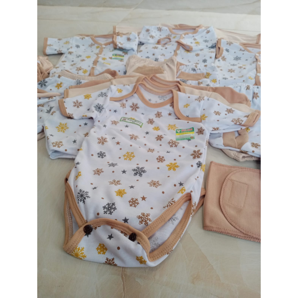 36pcs set lahiran Baju Bayi Celana Bayi Baru Lahir SERI KREM