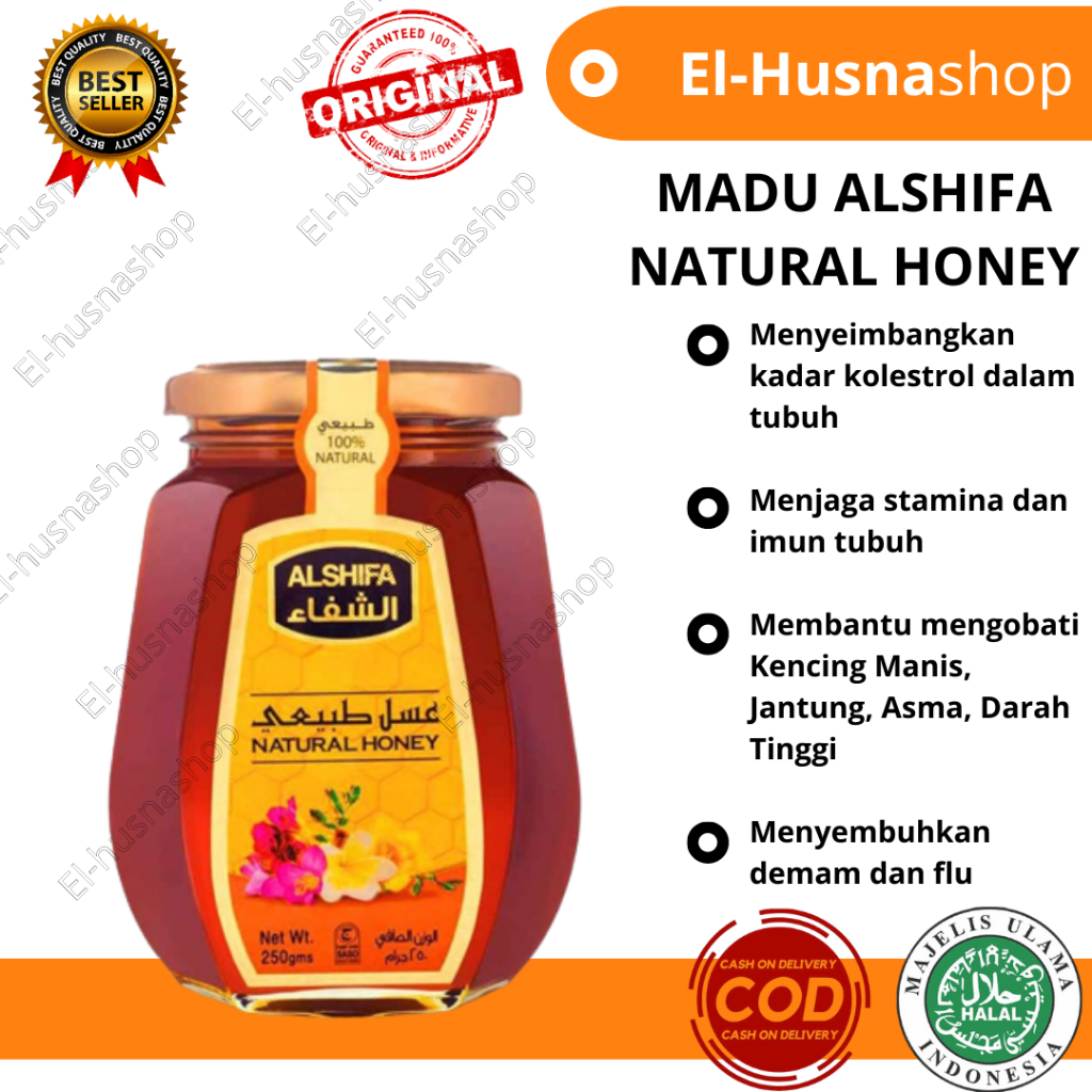 

Madu Al Shifa 250gram Natural Honey Madu Murni Asli Alshifa Original