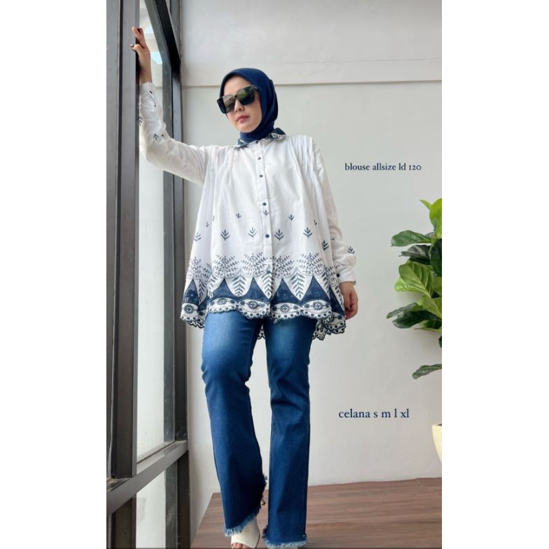 atasan blouse bordil athayaa