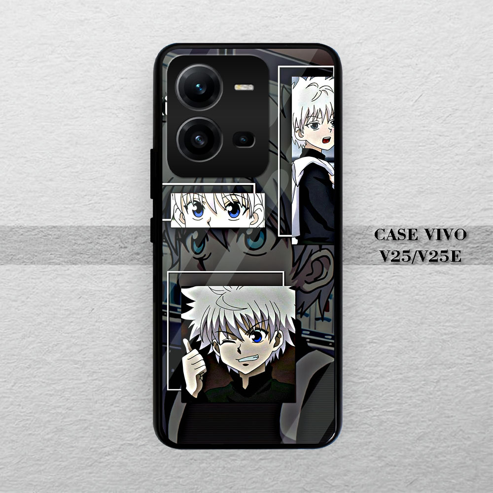 Case Glossy Softcase Hardase Vivo V25 V25E |CS15 Anime Killua Kilua Hunter | V25/V25E Casing Kilau V