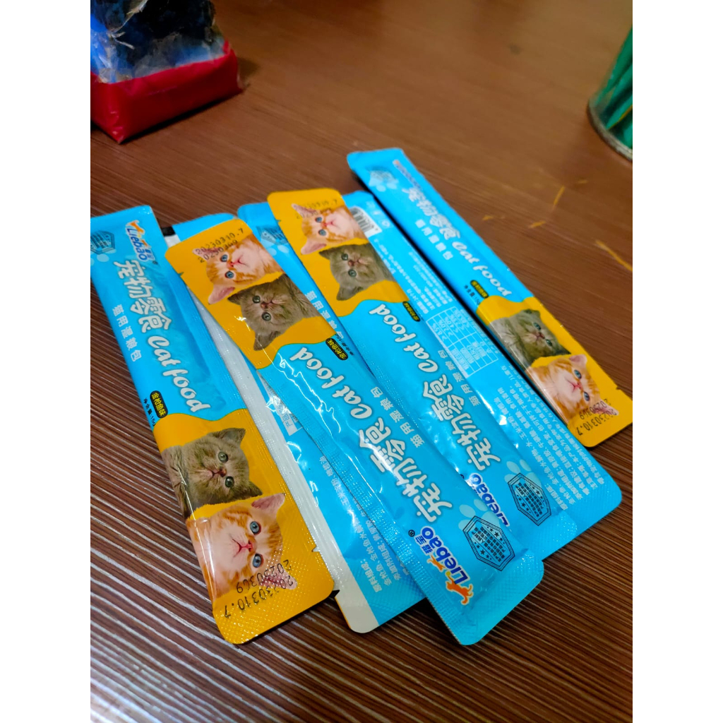 Snack Creamy Lezat Untuk Kucing LIEBAO Cat Food 15gr