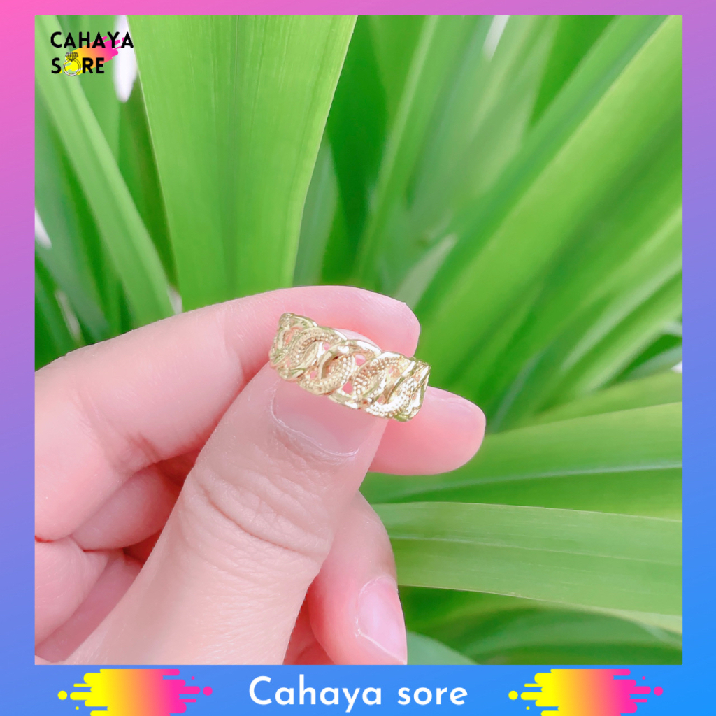 Cincin Xuping Gold Cincin Dewasa Anti Karat CD63