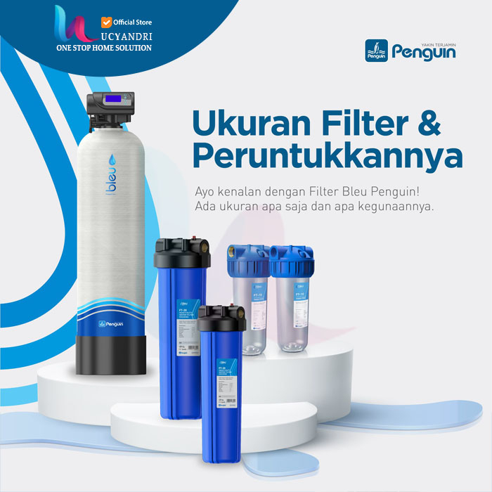 PAKET FILTER AIR Isi 2 PP &amp; CTO Untuk Air Berbau Kotor dan Zat besi