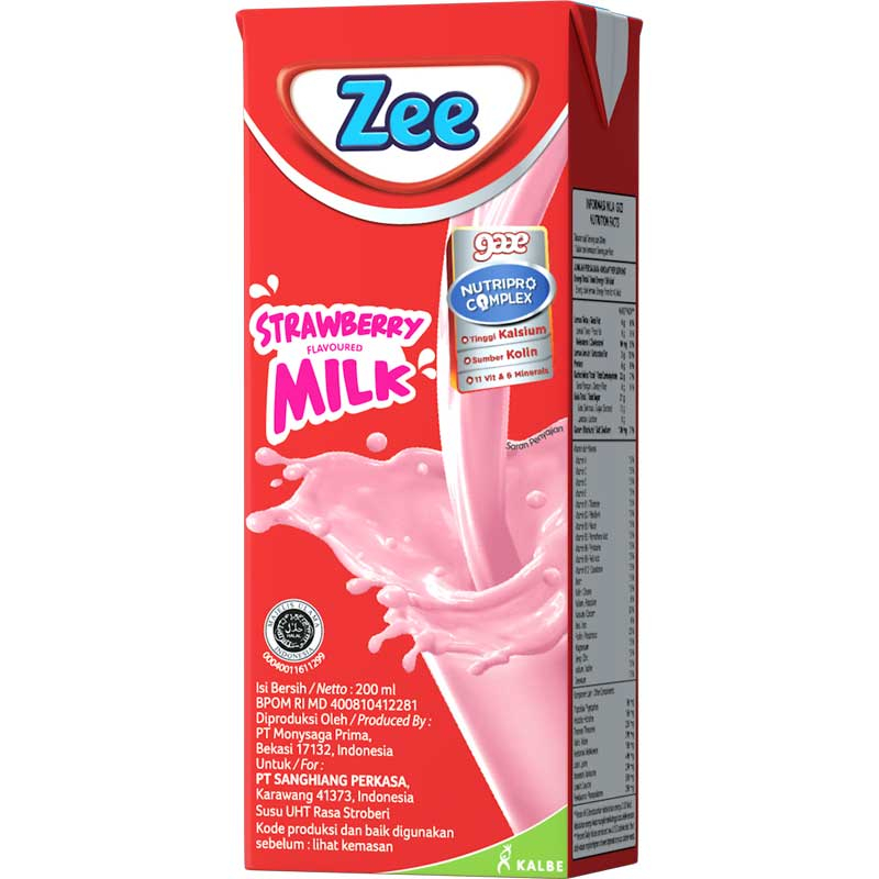 

Zee UHT Up & Go Strawberry Milk Shake 200ml