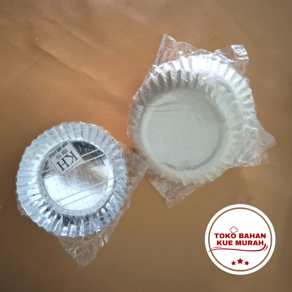 Paper Plate Piring Kertas Piring Kue Polos / Tatakan Kue