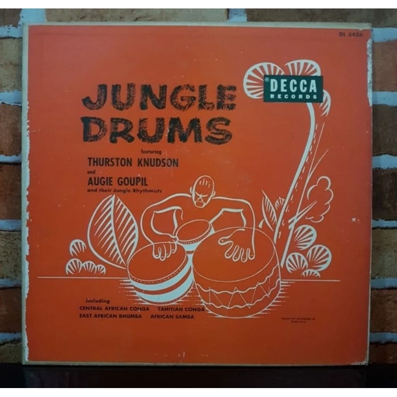 Vinyl Piringan Hitam 10 inch Jungle Drums